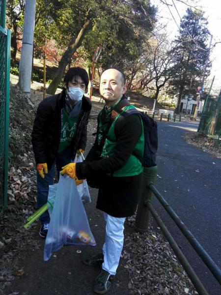 12月の戸山公園清掃画像