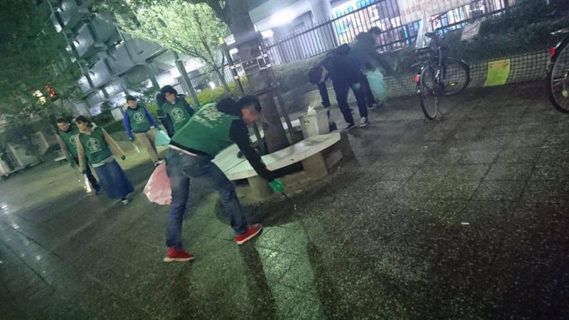 第1回　武蔵中原駅前周辺　定期清掃報告画像