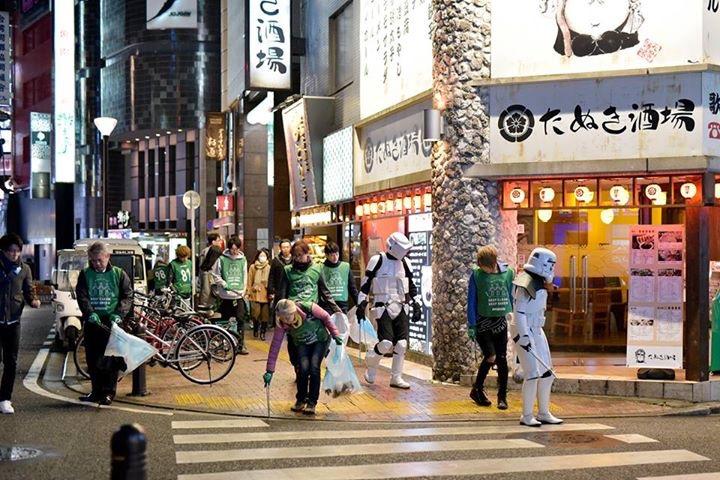 12月4日歌舞伎町お掃除画像