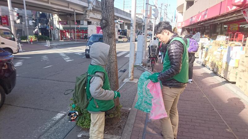 第21回　武蔵新城駅前周辺　定期清掃報告画像