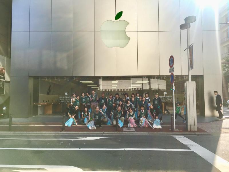 4.21　Apple　×　AVEDA　×　greenbird　コラボコラボそうじ♪ 画像