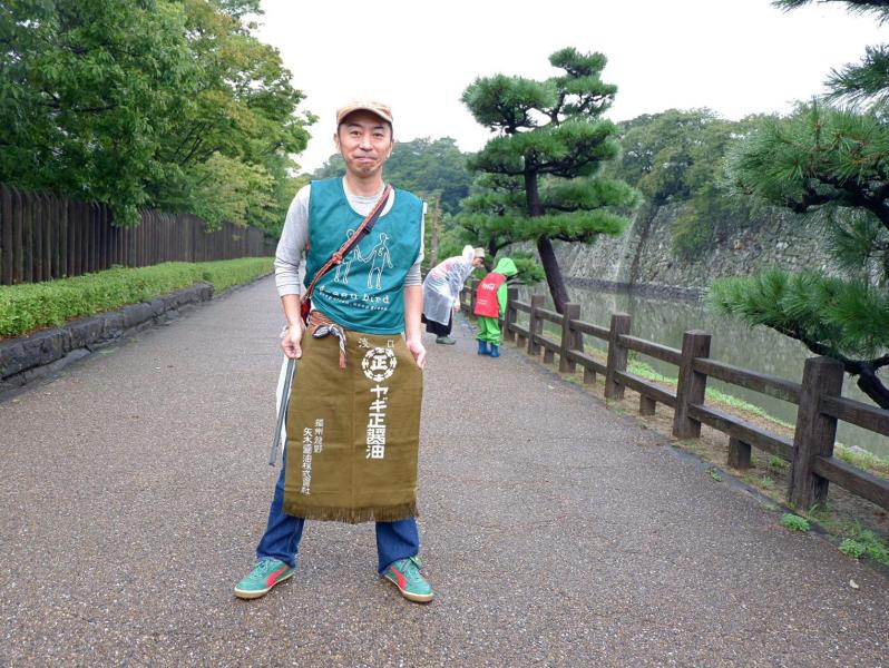 姫路城おしろのおそうじに参加バード画像