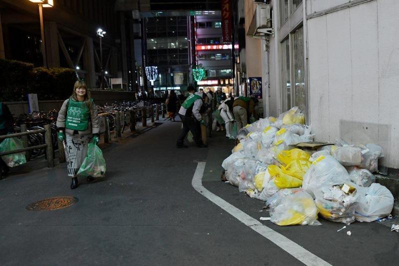 1月21日歌舞伎町お掃除画像