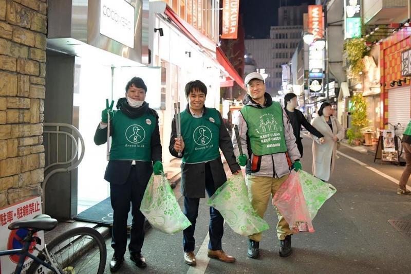 1月7日歌舞伎町お掃除画像