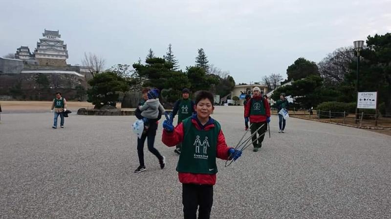 姫路城おしろのおそうじ会画像