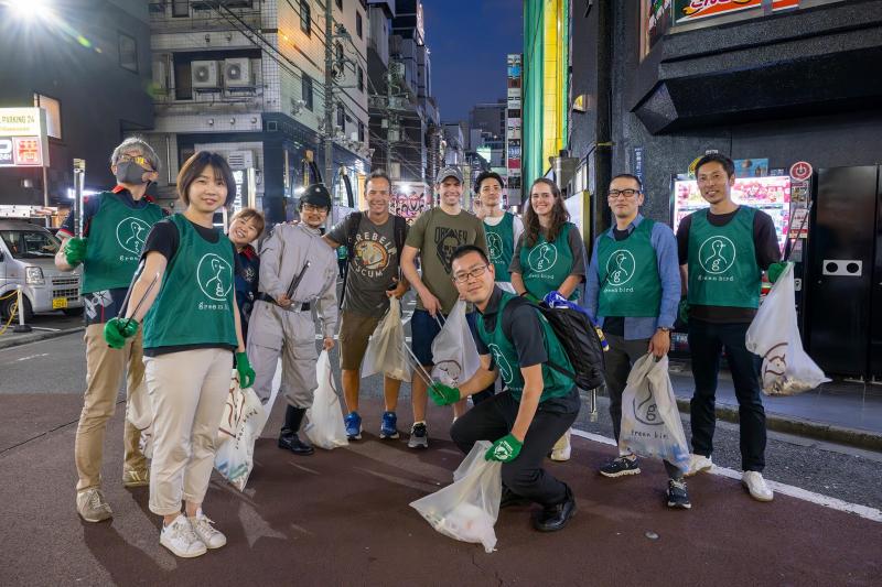 7月4日歌舞伎町お掃除画像