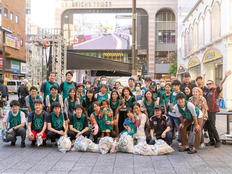 9月19日歌舞伎町お掃除画像