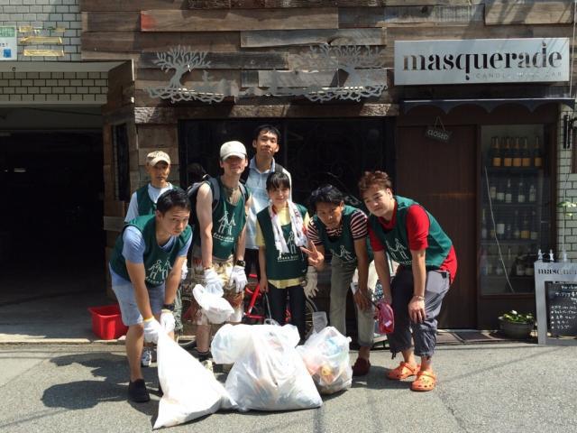 天満南森町支部9月第１週ゴミ拾い開催しました。画像