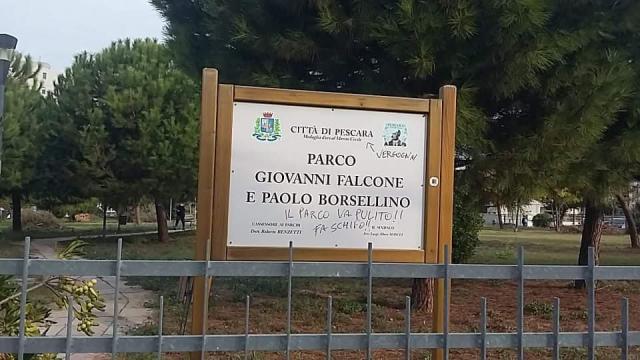 幼稚園の園児たちと！Parco Giovanni Falcone e Paolo Borsellino- ジョバンニ ファルコーネ•パオロ ボルセッリーノ公園