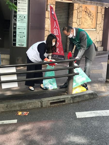 第26回　渋谷道玄坂チーム地域清掃画像