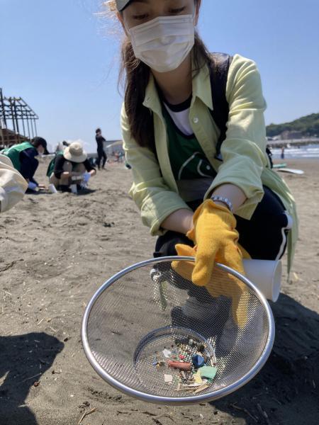 【今日はマイクロプラスチックの日】片瀬西浜ビーチクリーン画像