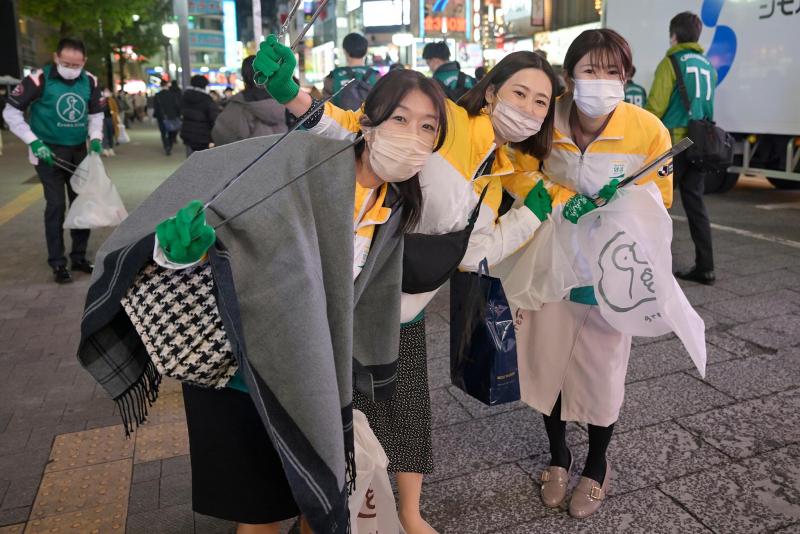 11月17日歌舞伎町お掃除画像