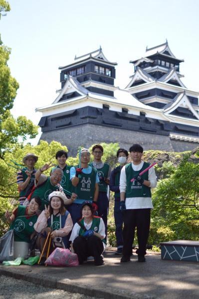 熊本城おそうじ画像