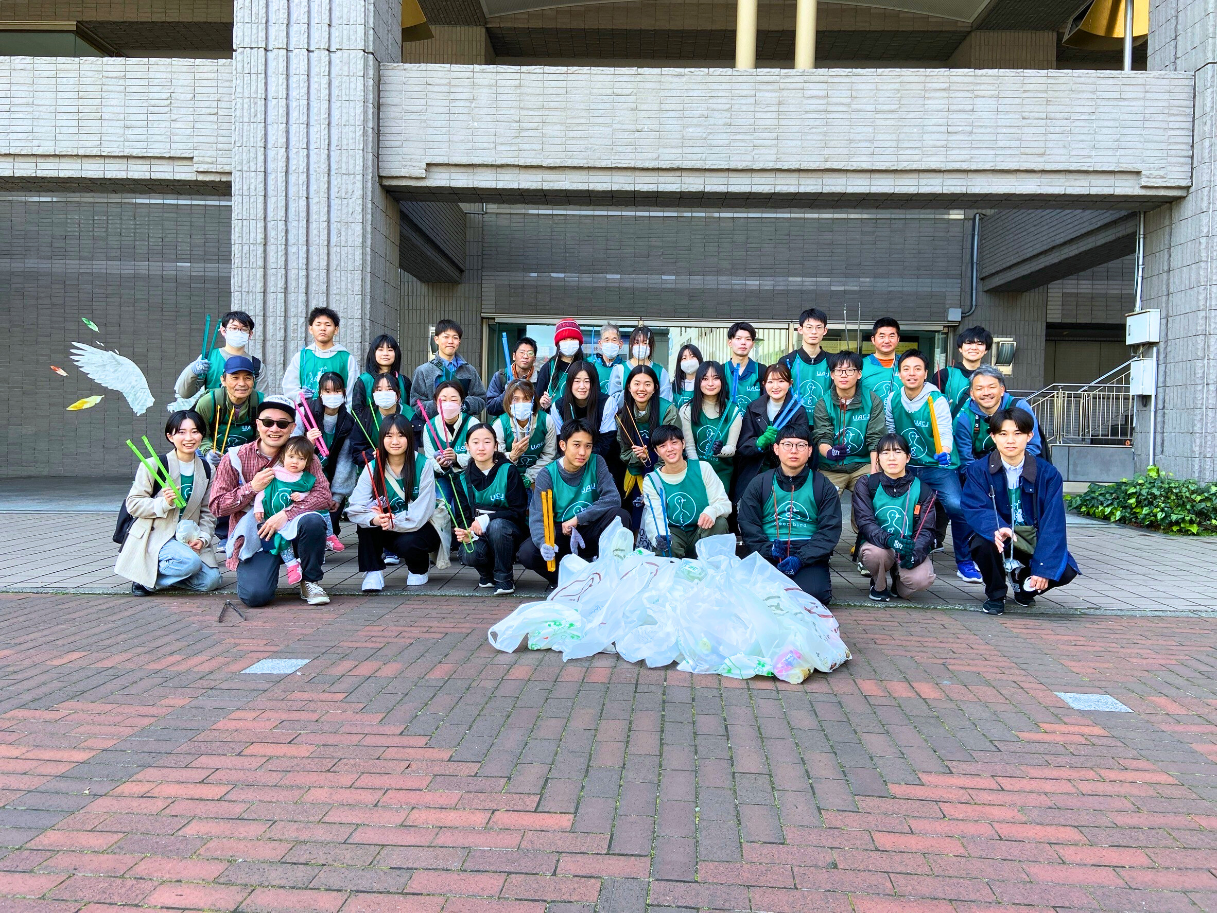 【6年間ごみを拾った学生⁉️】　　第550回　岡山駅前おそうじ！