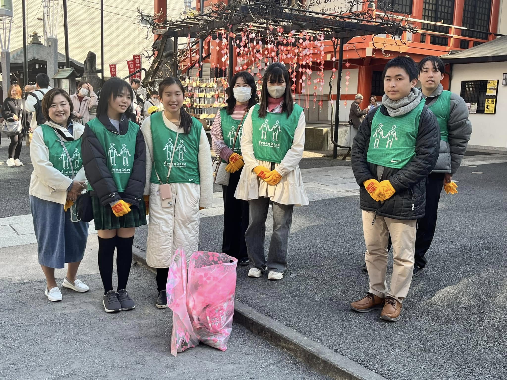 3月の神楽坂お掃除