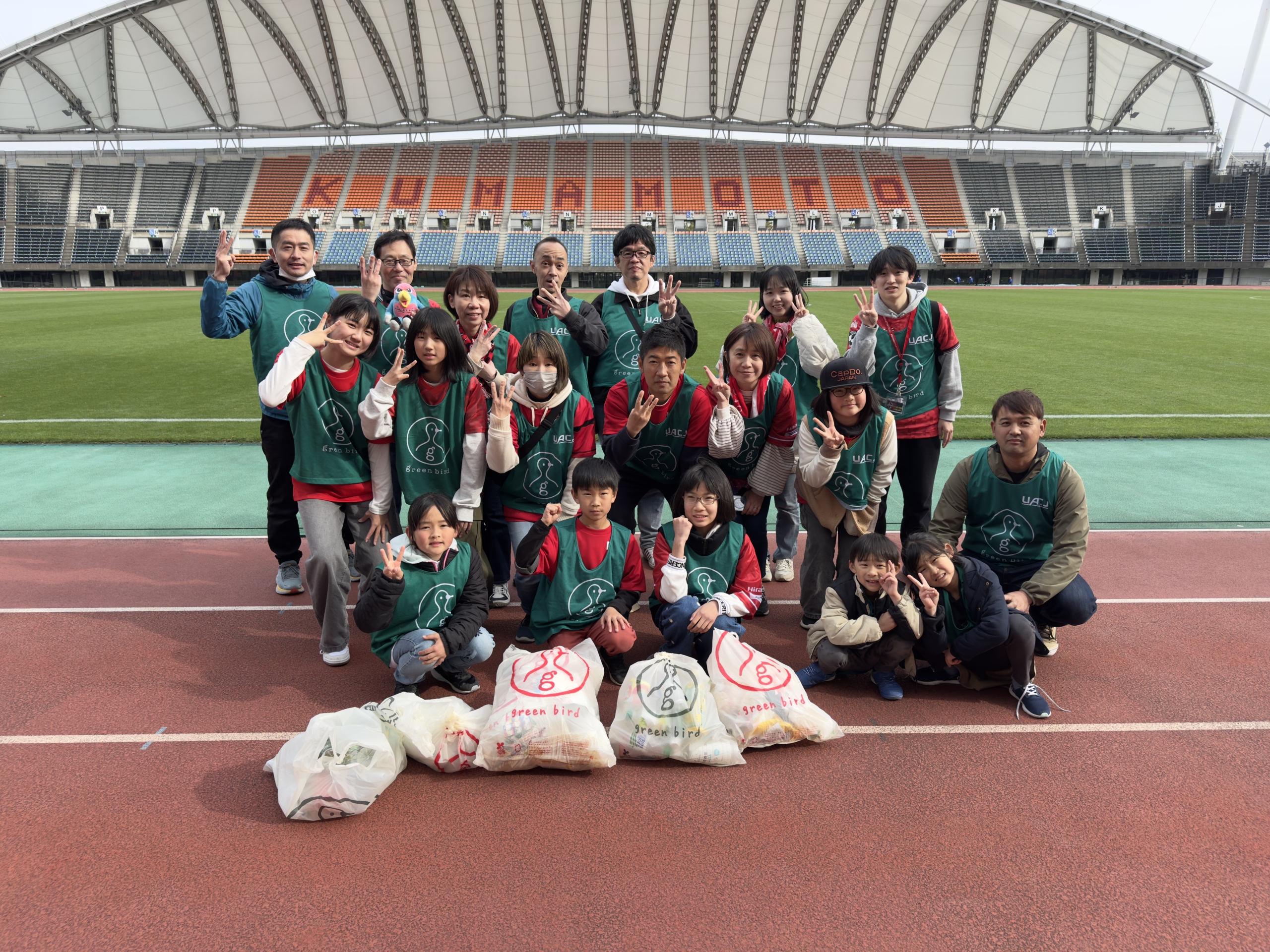 ロアッソ会場そうじ！⚽️