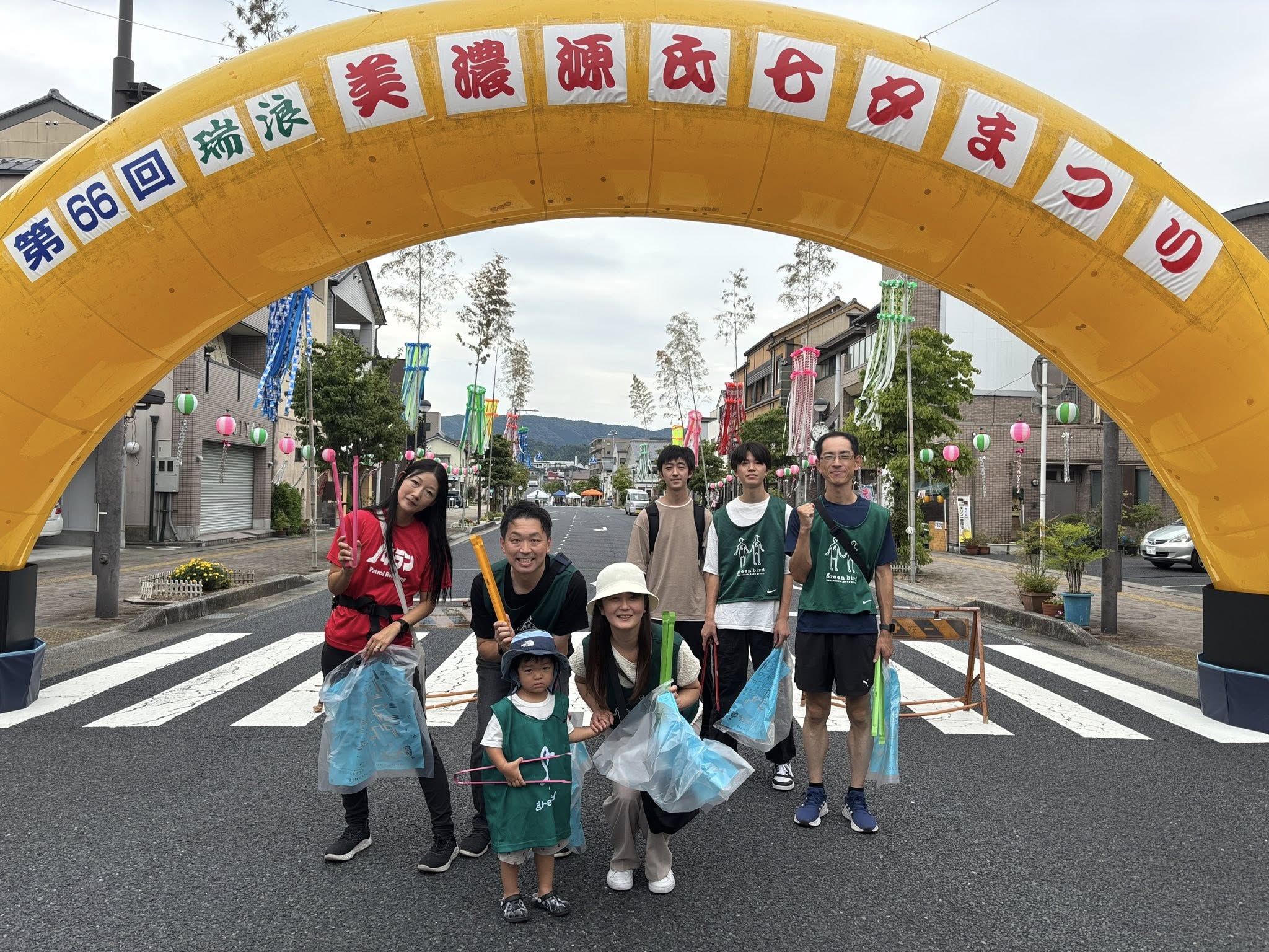 夏祭りの前のきらきらゴミ拾い！