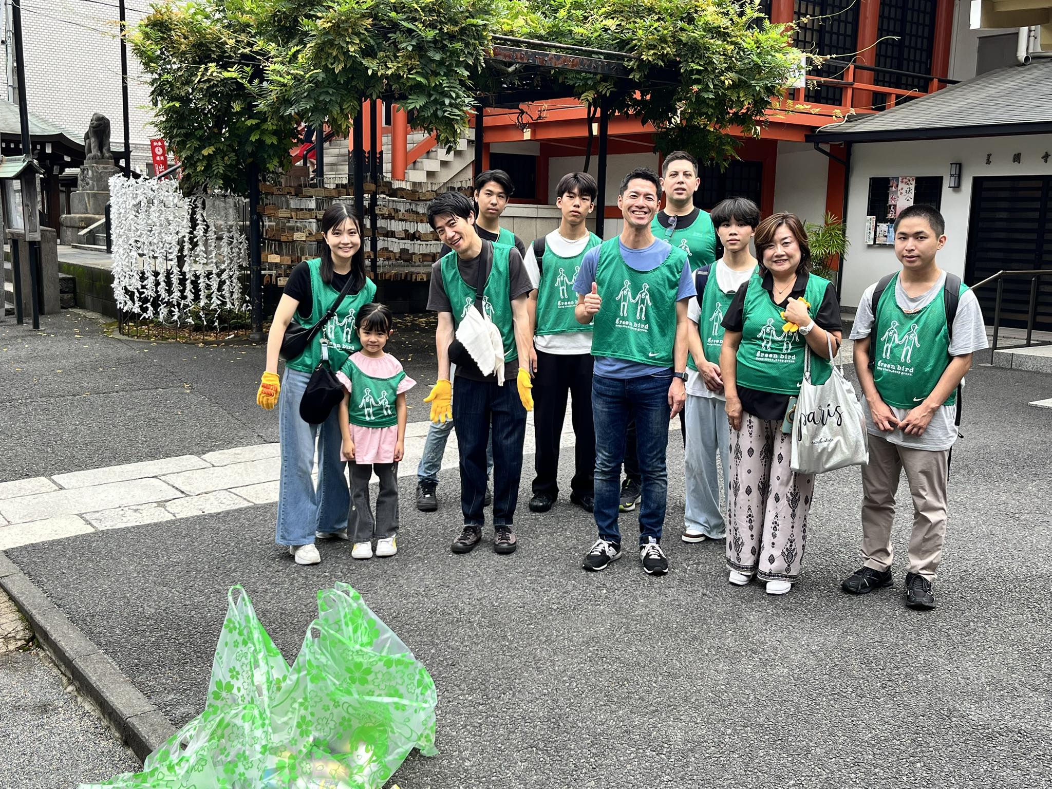 10月の神楽坂お掃除