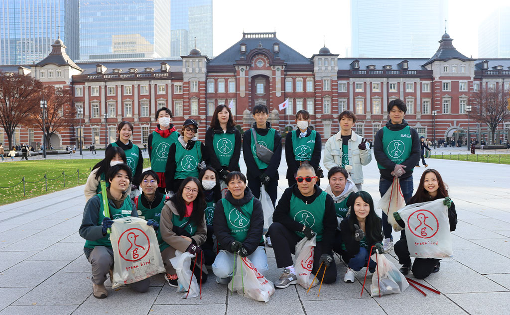 朝の東京駅をきれいに！日本橋おそうじ🦒