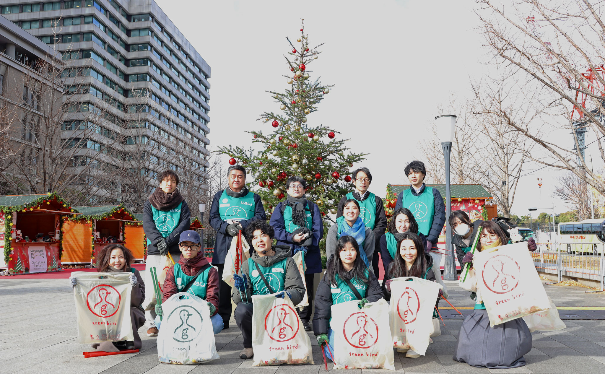 街も人もつながる朝。日本橋おそうじ🦒