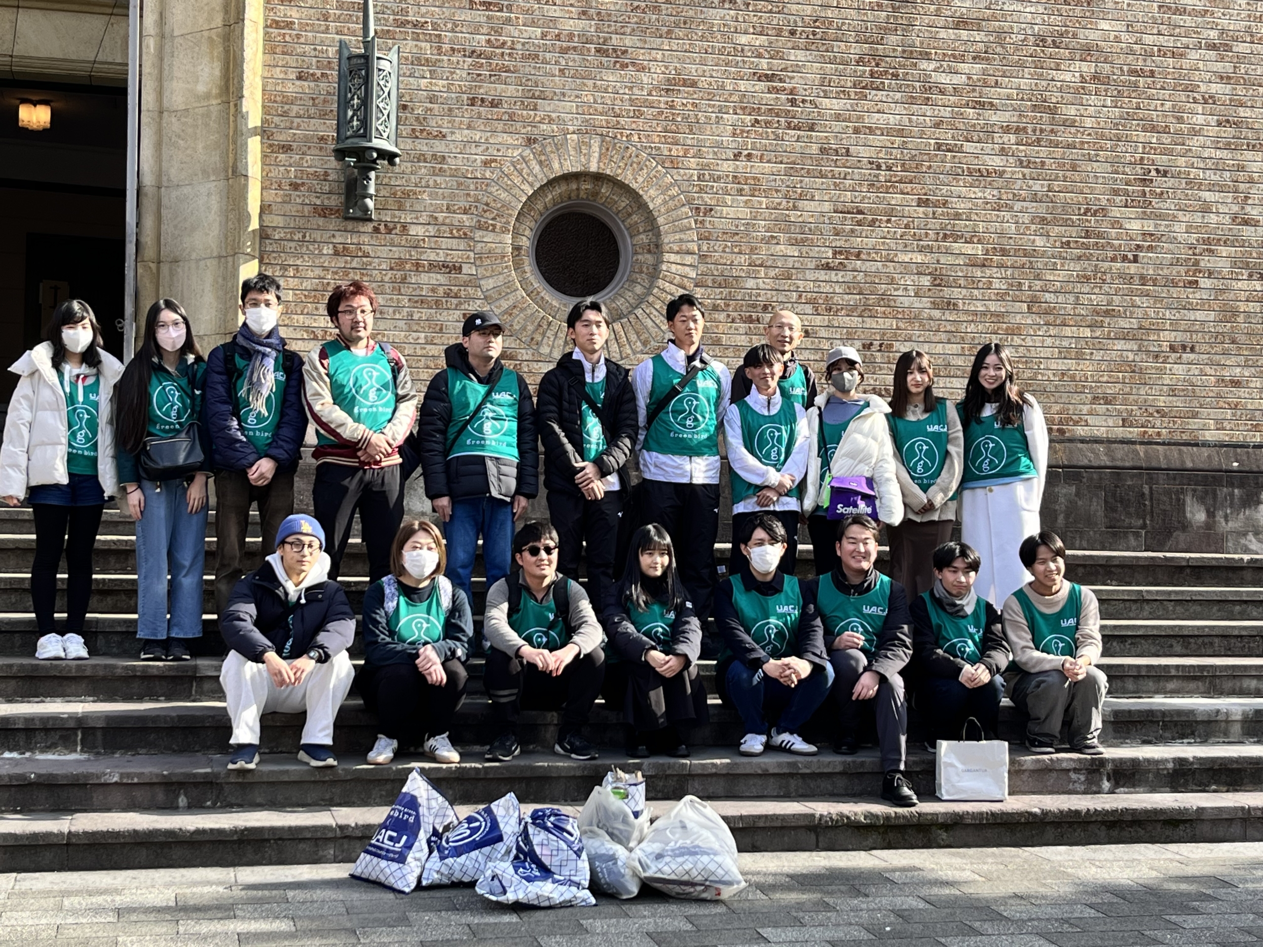 1月の早稲田お掃除