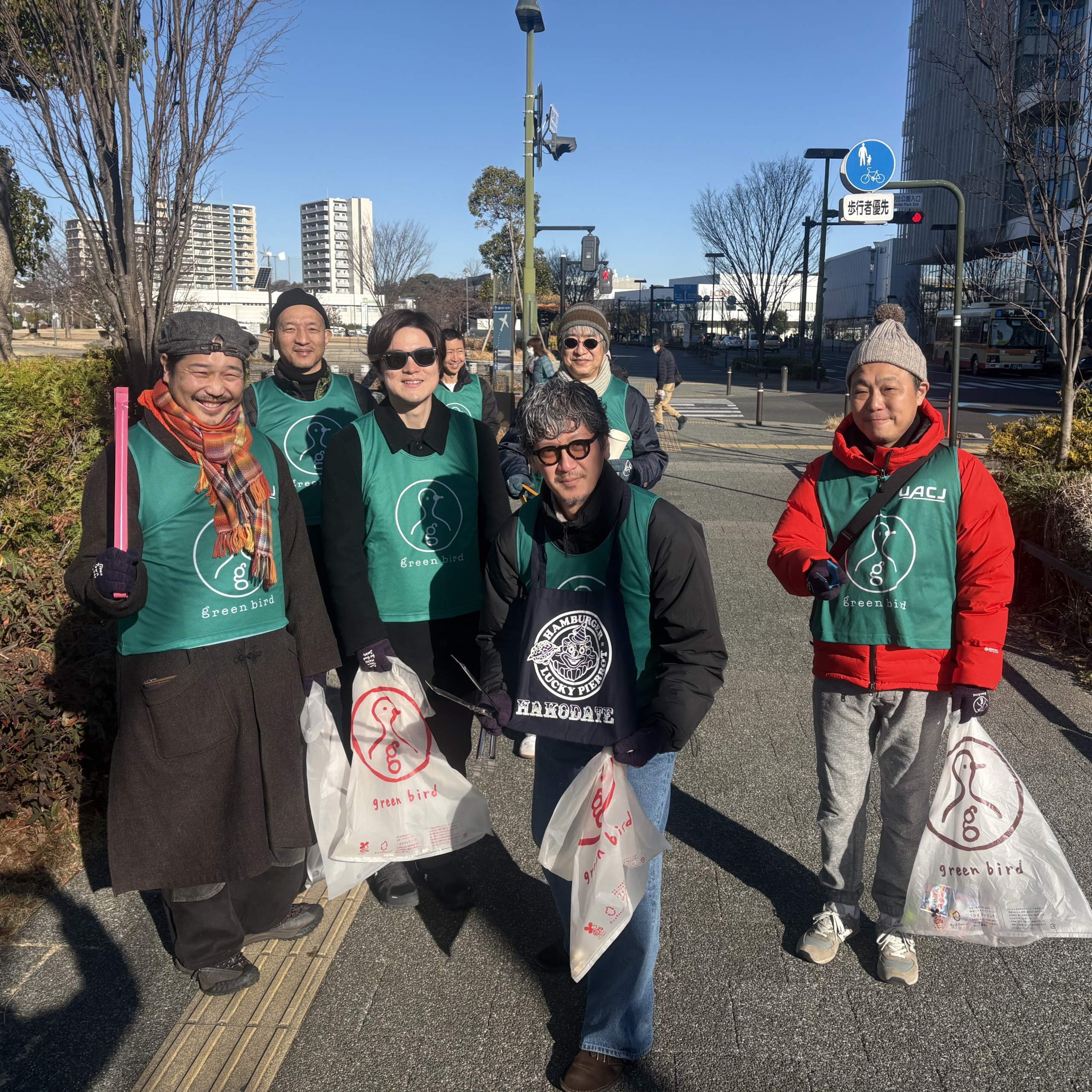 辻堂駅周辺街ゴミ拾い