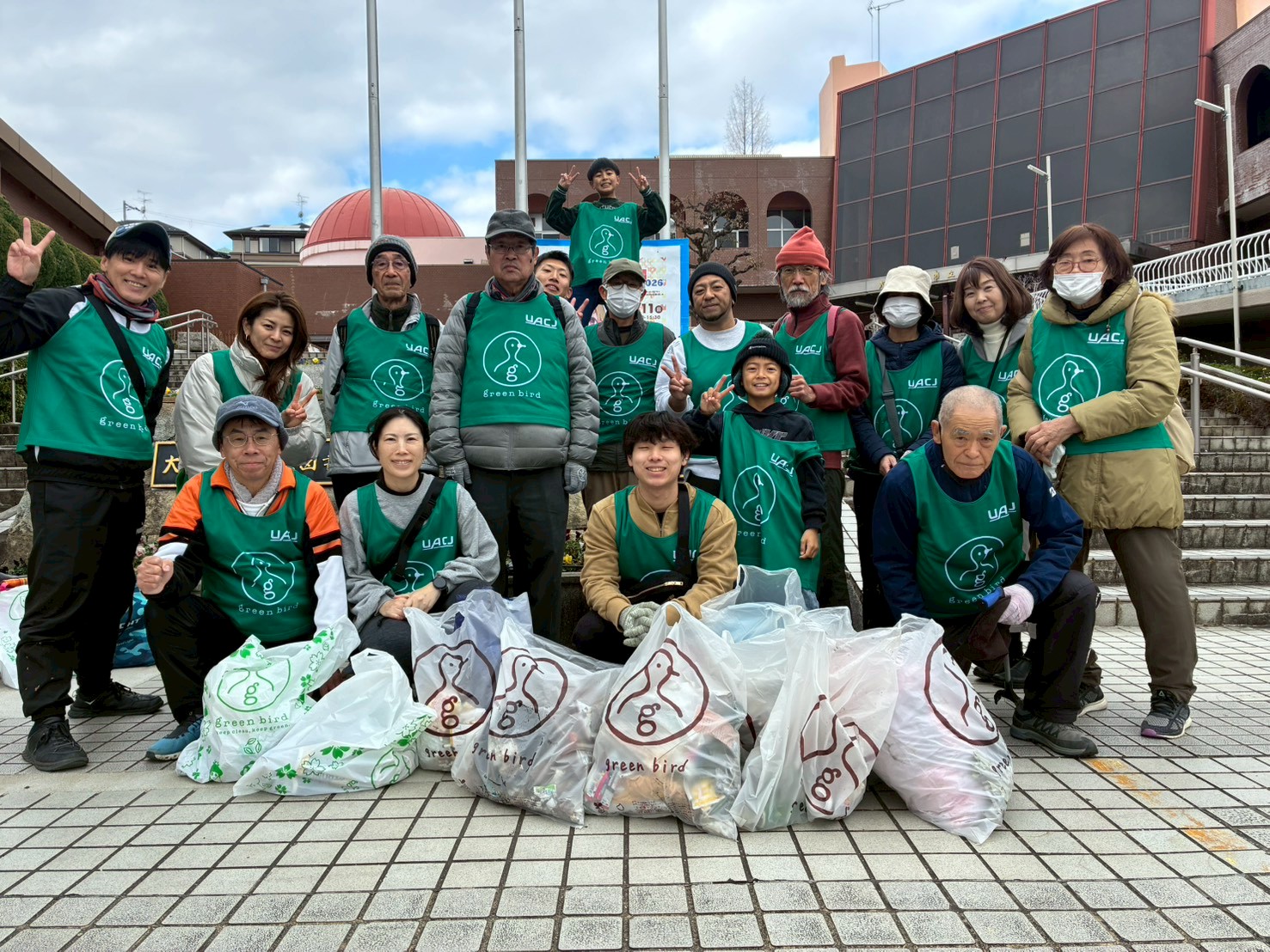 市立公民館前おそうじ