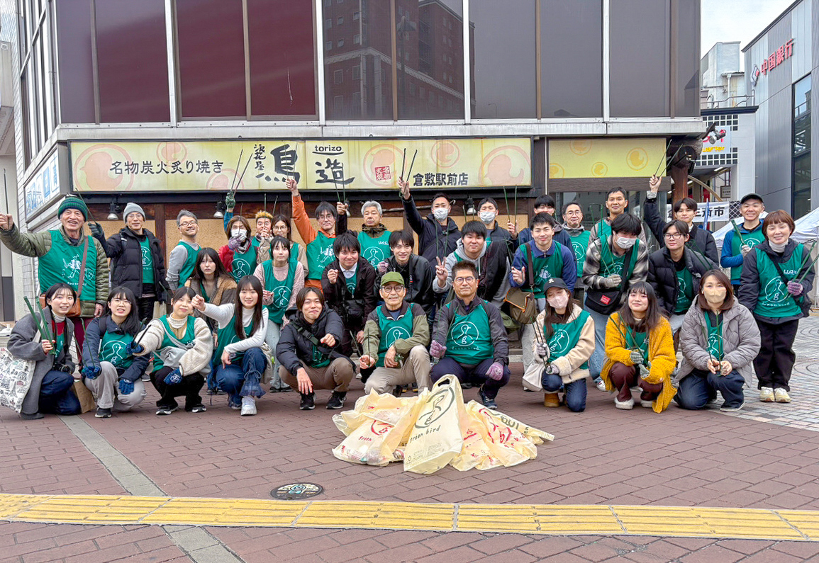 【8年間ゴミを拾って🧤】第570回 倉敷駅前おそうじ！