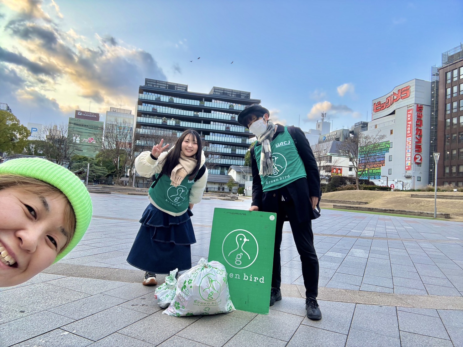 福岡天神　1.29　1月最後！少人数でも頑張りました🙌朝そうじ🐔