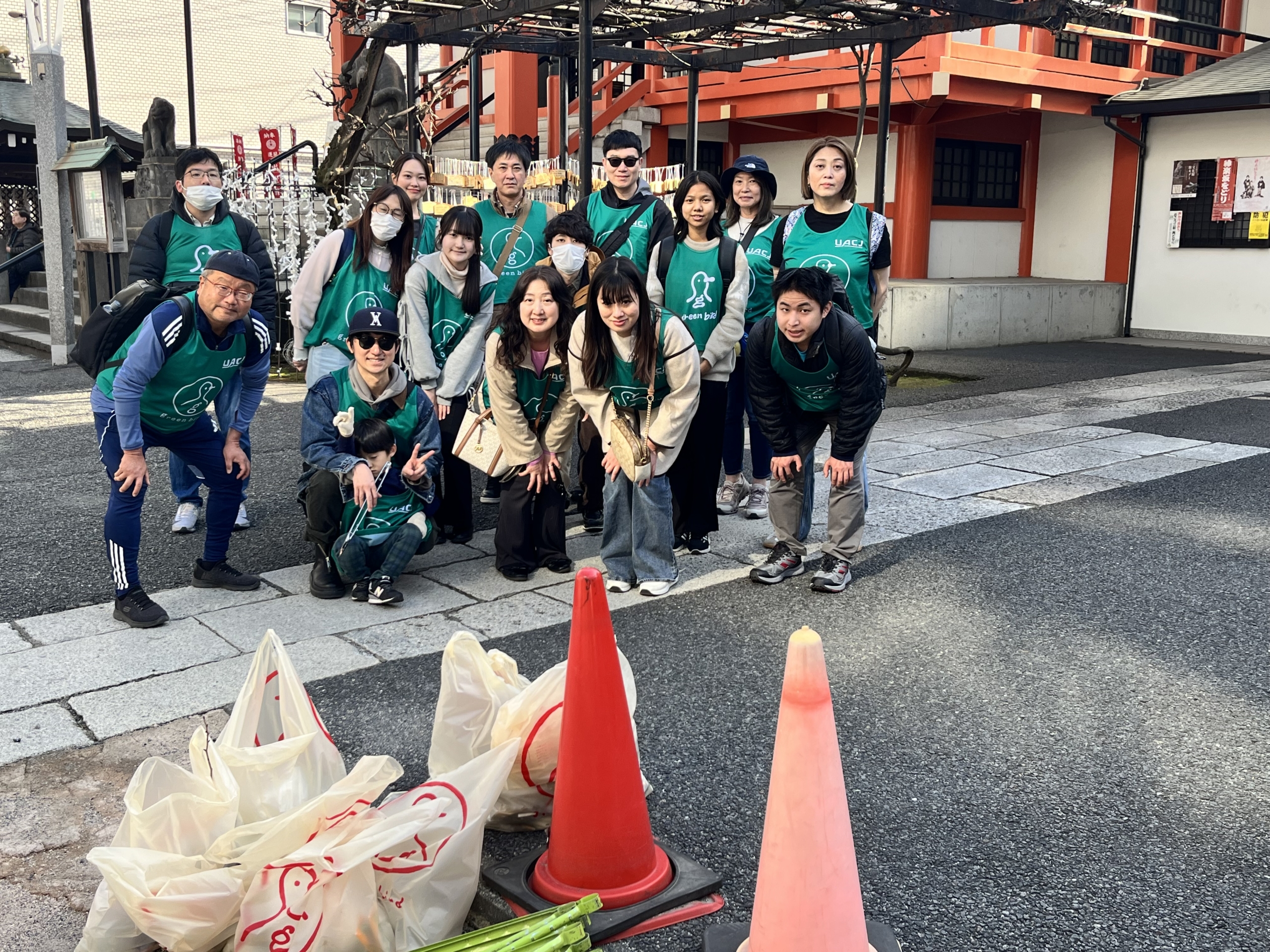 3月の神楽坂お掃除