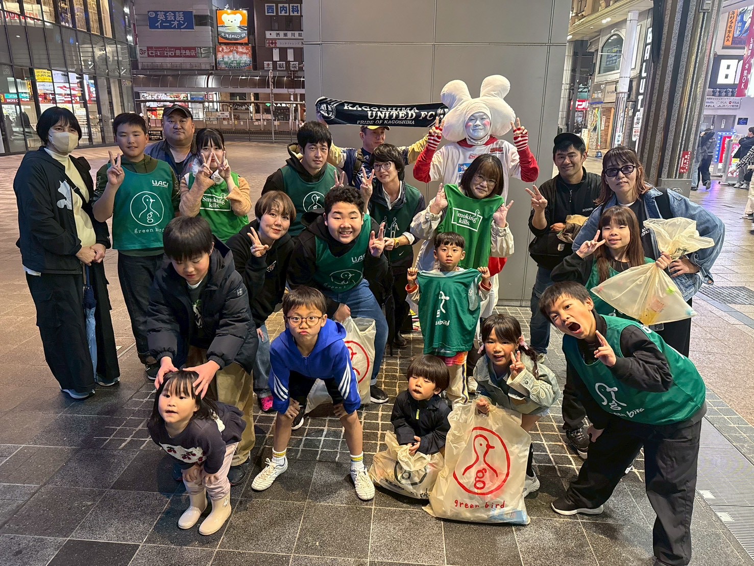 2月22日20:00集合　天文館ゴミ拾い★