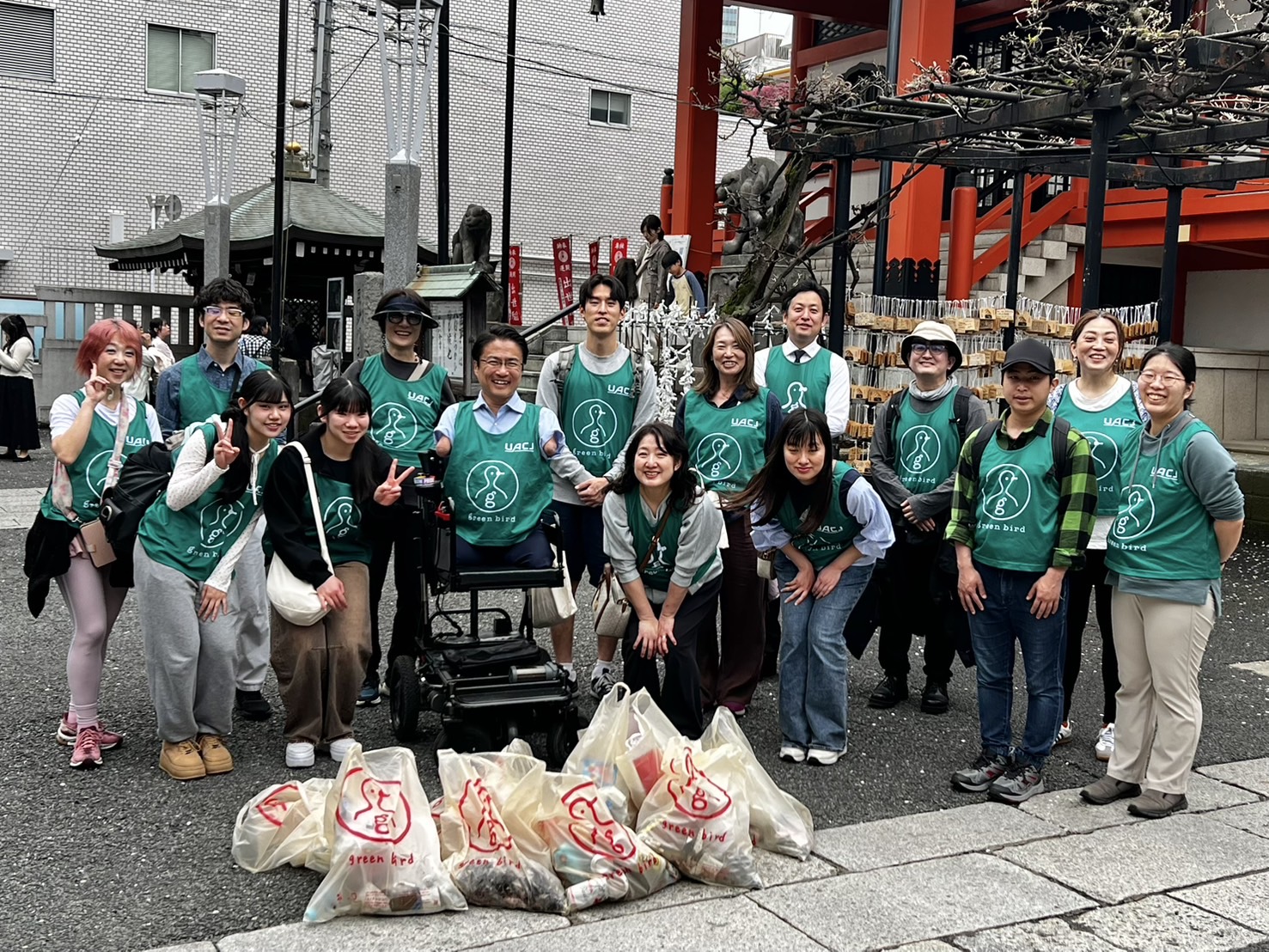 4月の神楽坂お掃除