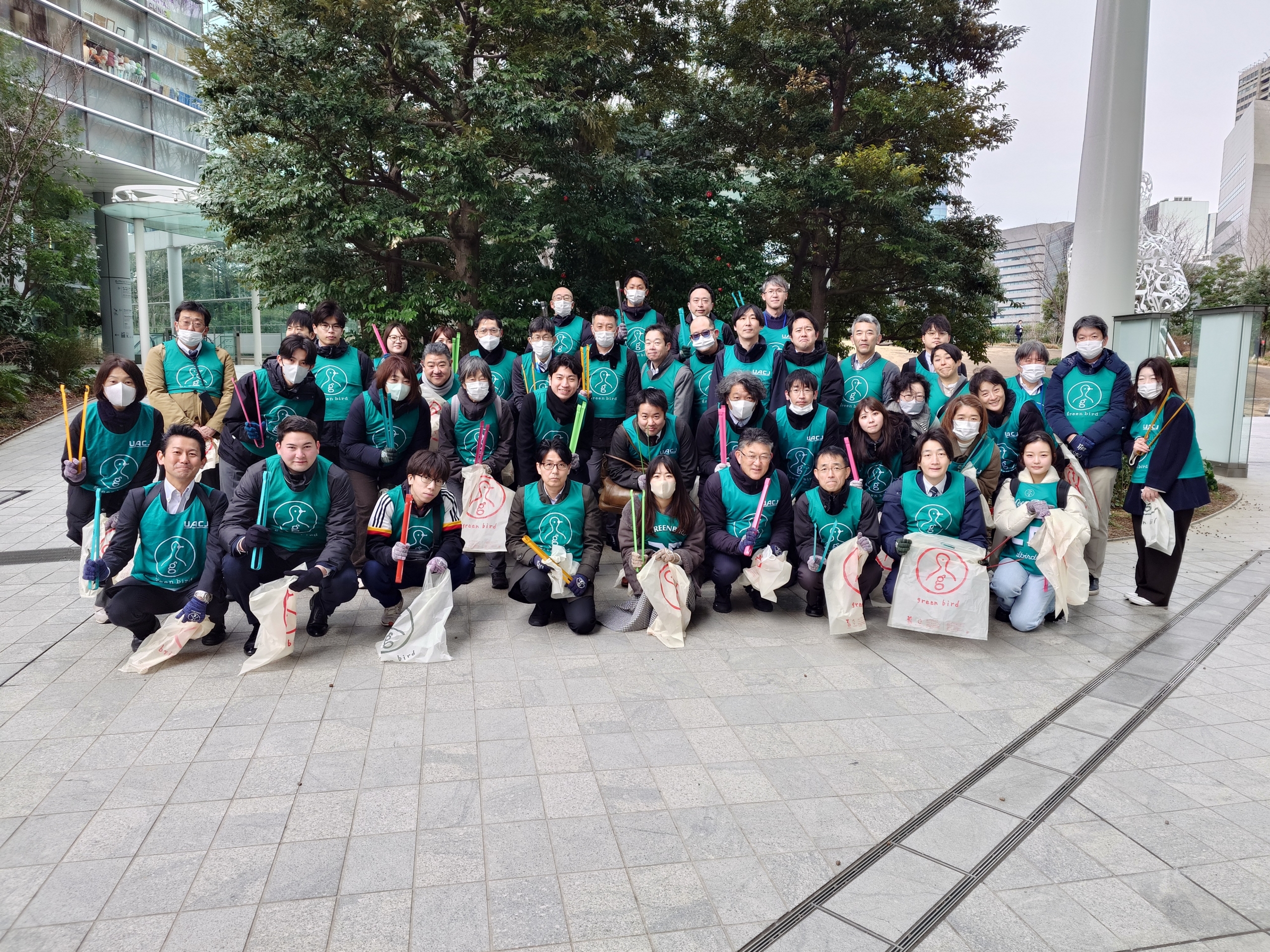 参加者がちょっとずつ・・・2月26日の虎ノ門そうじ！
