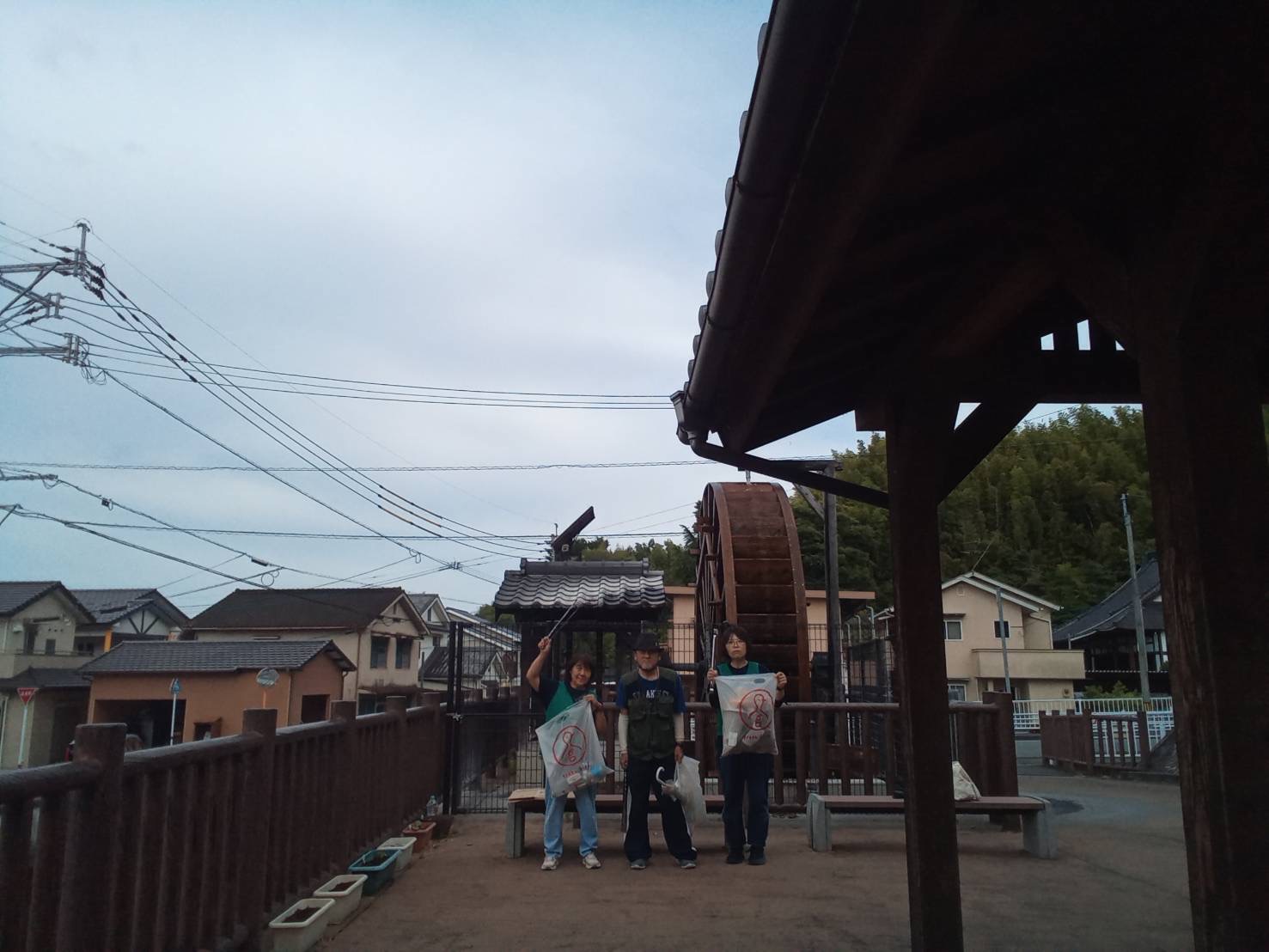5月24日　朝そうじとラジオ体操