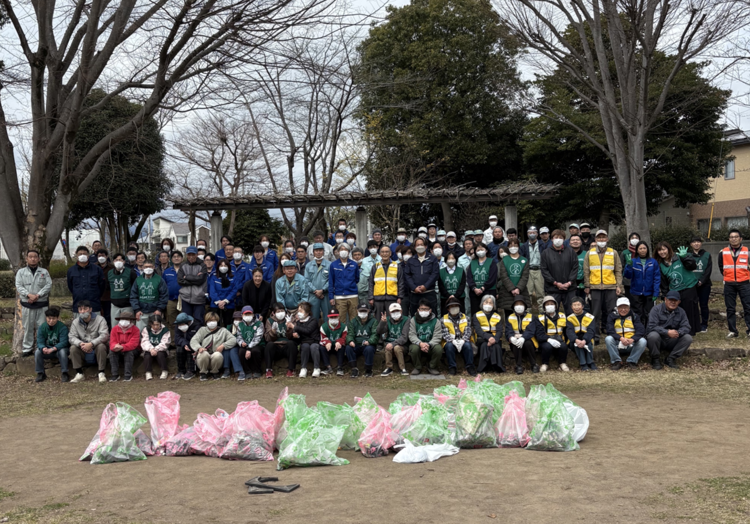 工業団地コラボ掃除