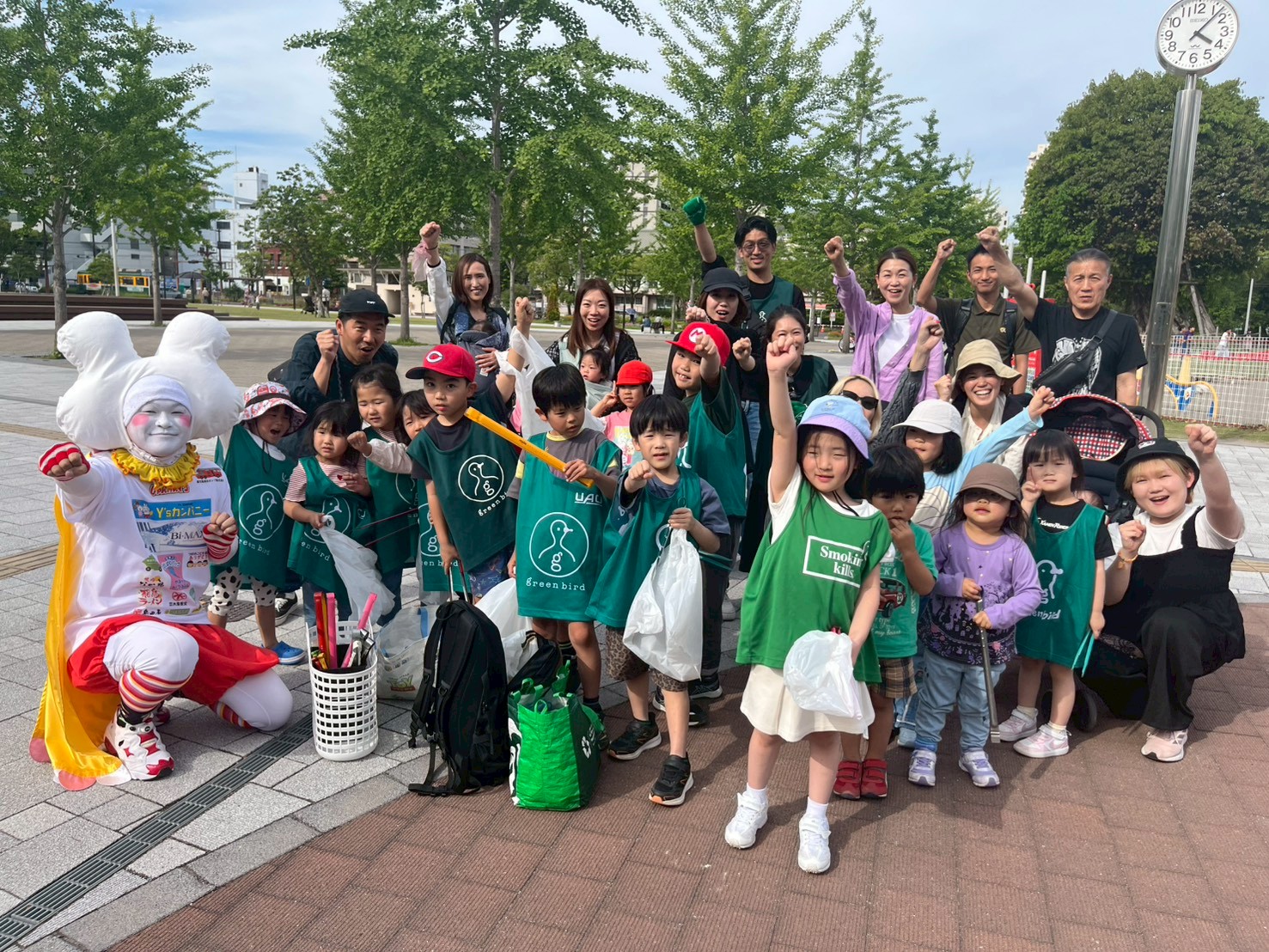5月９日＠鍛冶屋まち杜の公園 beauty japan kagoshima コラボゴミ拾い